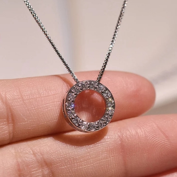 Jewelry - CZ Circle Necklace